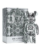 Medicom Beabrick x H.R. GIGER White Chrome w/ Box Figure JP BE@RBRICK 100% & 400%