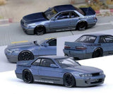 INNO64 1/64 NISSAN SILVIA S13 PANEM ROCKET BUNNY V1 Two-Tones Blue/Grey Metallic