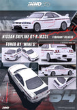INNO64 1/64 NISSAN SKYLINE GTR N1 R33 Tuned By MINE‘S White