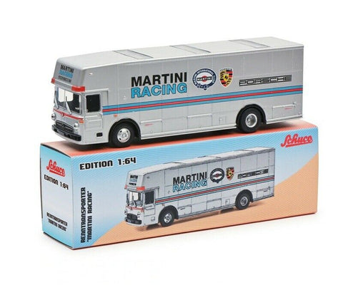 Schuco 1:64 Race Car Transporter MARTINI