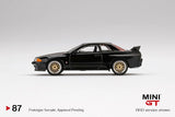 MINI GT 87 Nissan GT-R R32 Black w/ BBS LM Wheel RHD